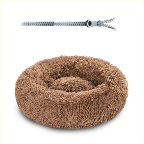 Coussin Rond Et Confortable Déhoussable Kaki / Xs-40