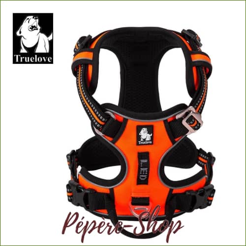 Harnais ergonomique TRUE LOVE - modèle sans traction réfléchissant - -PEPERE SHOP