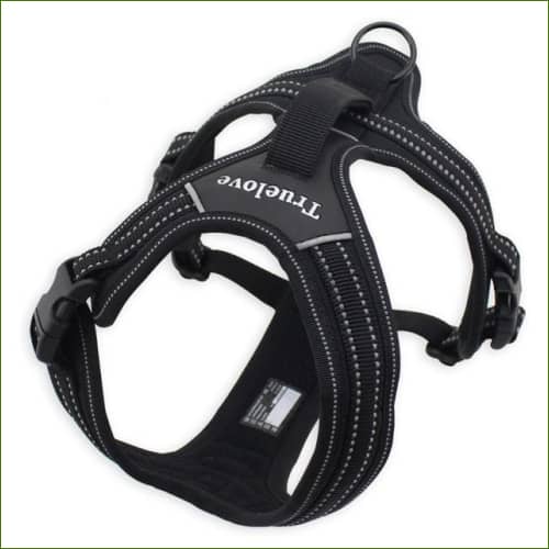 Harnais pour animal de compagnie noir / XS 43-49cm