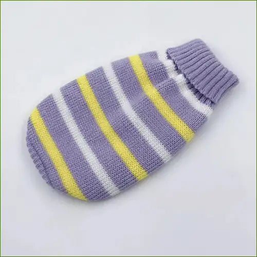 Pulls Chihuahua Stylés Et Design Avec Col Roulé gris rayé