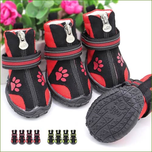 Bottines Pour Chien Antidérapantes - Lot De 4 Pièces