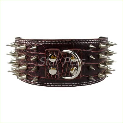 collier Large pour chien Pilo 7.5Cm Marron / M