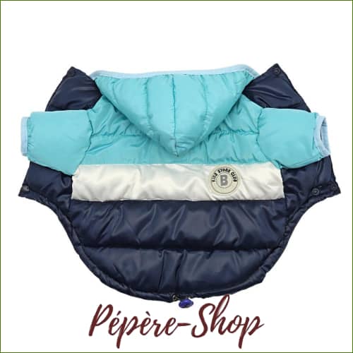 Doudoune coupe deux pattes avec capuche pour chiens Pilo