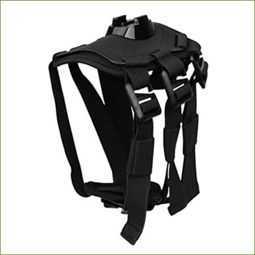 Harnais Porte Caméra Gopro Pour Chien vue de profil