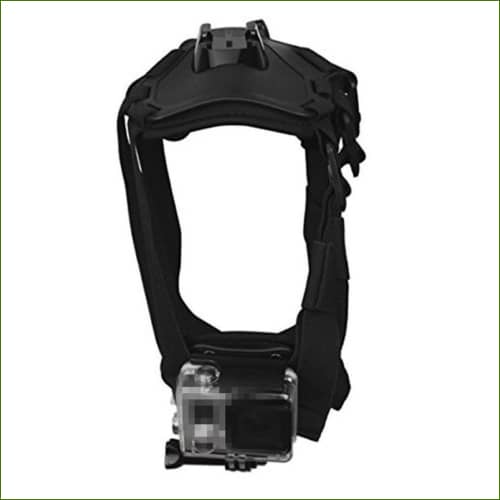 Harnais Porte Caméra Gopro Pour Chien vu de face