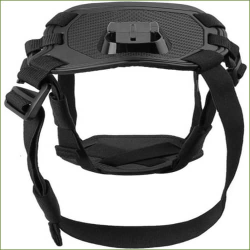 Harnais Porte Caméra Gopro Pour Chien vue de devant
