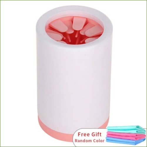 Lave Pattes pour petits chiens Rose / M