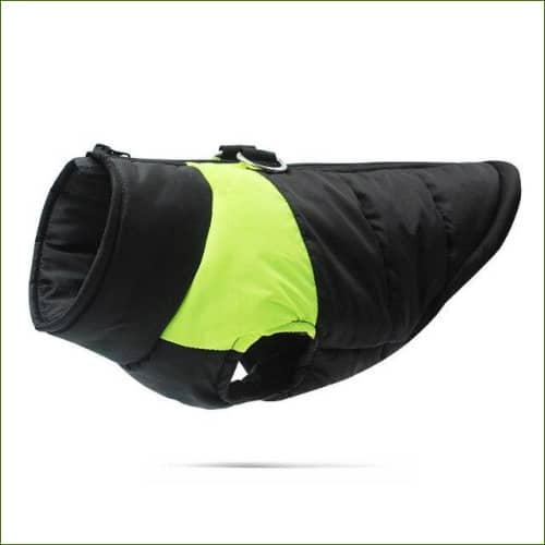 manteau pour chien de grande taille vert / Xxxl
