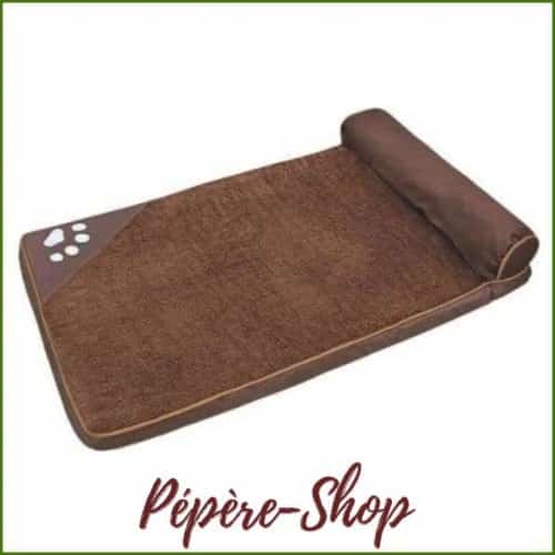 Matelas pour chien déhoussable, résistant et pas cher - Brown / 100x65cm-PEPERE SHOP
