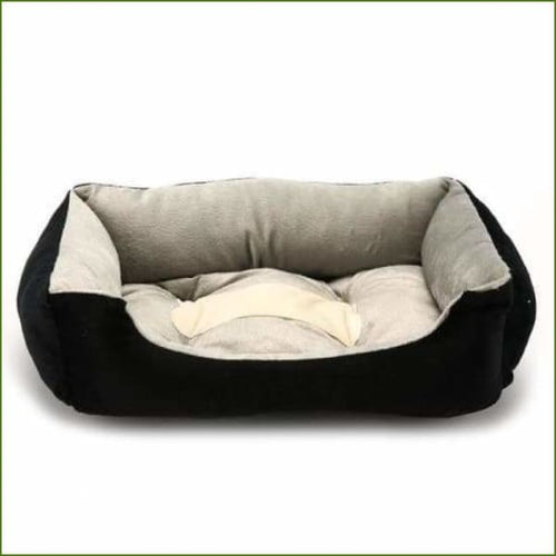Panier pour chien pas cher , lavable et confortable - Noir / M 50 x 40 x 15 cm-PEPERE SHOP