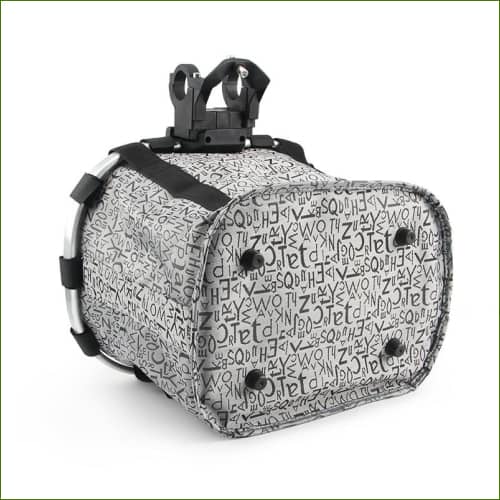 Panier De Vélo Pour Chien Avec Design Coloré vue de dessous