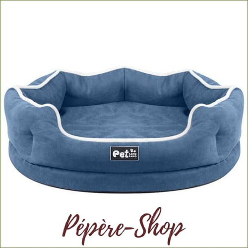 Panier PRANA à mémoire de forme déhoussable - Bleu / L-PEPERE SHOP