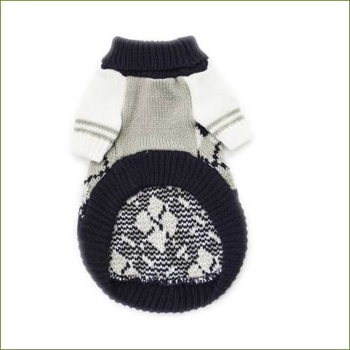 habit pour chien vue de dessus