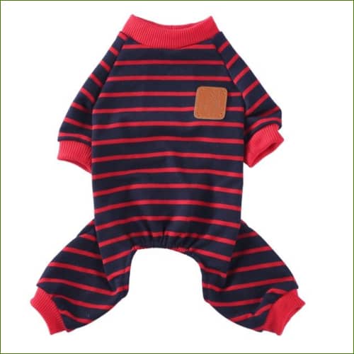 Pyjama À Rayure Pour Petit Chien 60 / S