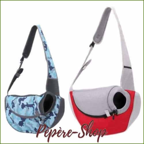 Sac bandoulière pour chien ou chat WELLPET Design en polyester - -PEPERE SHOP