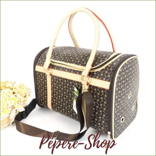 Sac chic et de luxe pour le portage d'un chien - -PEPERE SHOP