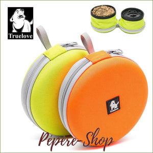 Gamelle portable pour chien TRUE LOVE , gamme voyage et randonnée - -PEPERE SHOP