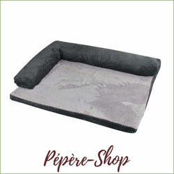 Matelas orthopédique pour chien à mémoire de forme , apaisant - gris / 90cm-PEPERE SHOP